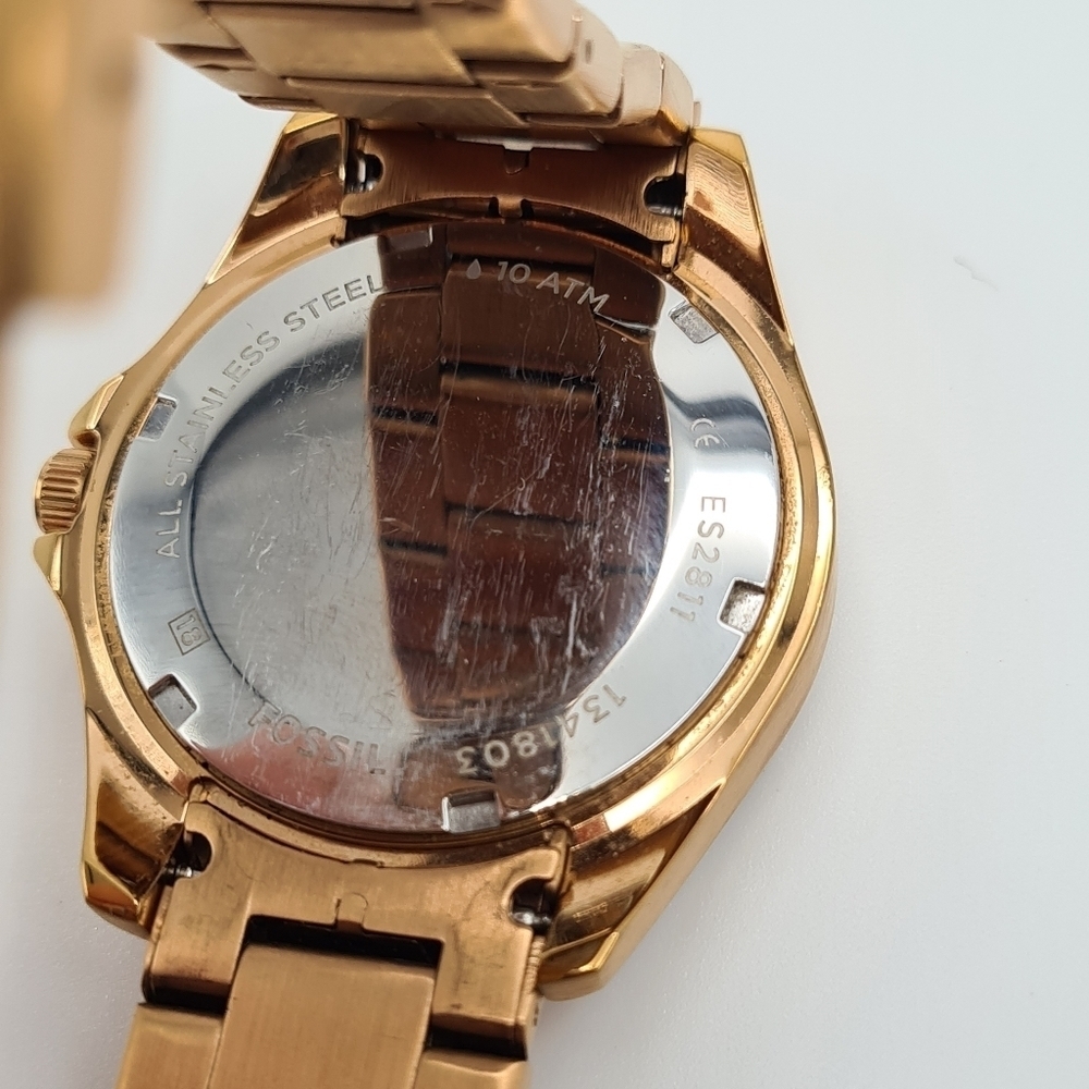 Fossil Riley Multi-Function Rose Gold Ladies Watch ES2811 - Picture 2 of 6